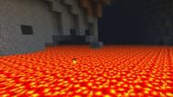 Hazards such as lava cannot harm spectators (Image via Mojang)